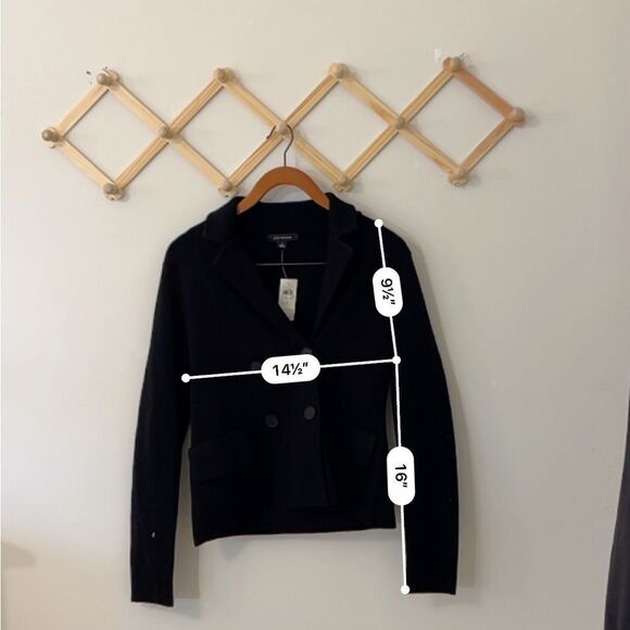 NWT Ann Taylor black size small sweater, suit top - Picture 8 of 8